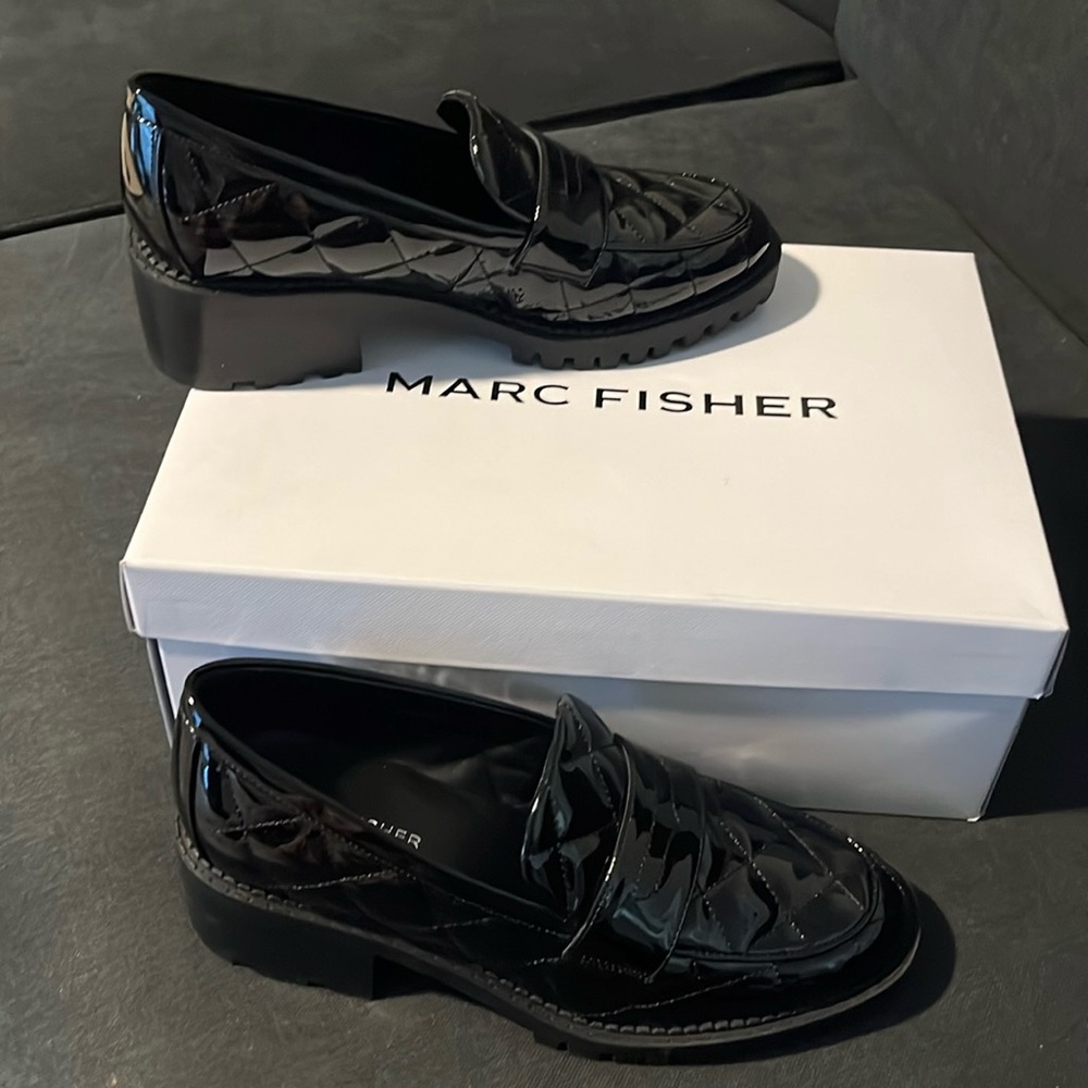 Marc Fisher Patent Leather Loafers